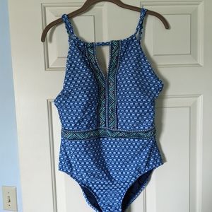 Jantzen One Piece Bathing Suit Size 14